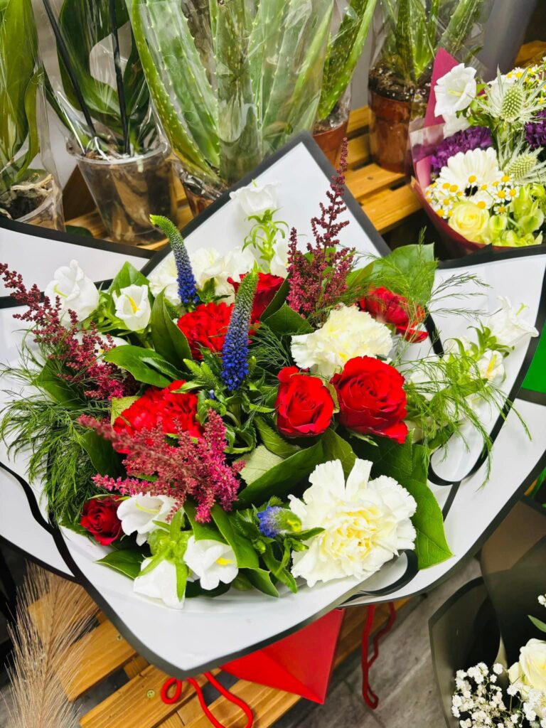 Fresh Seasonal Flowers for Anniversary Bouquet