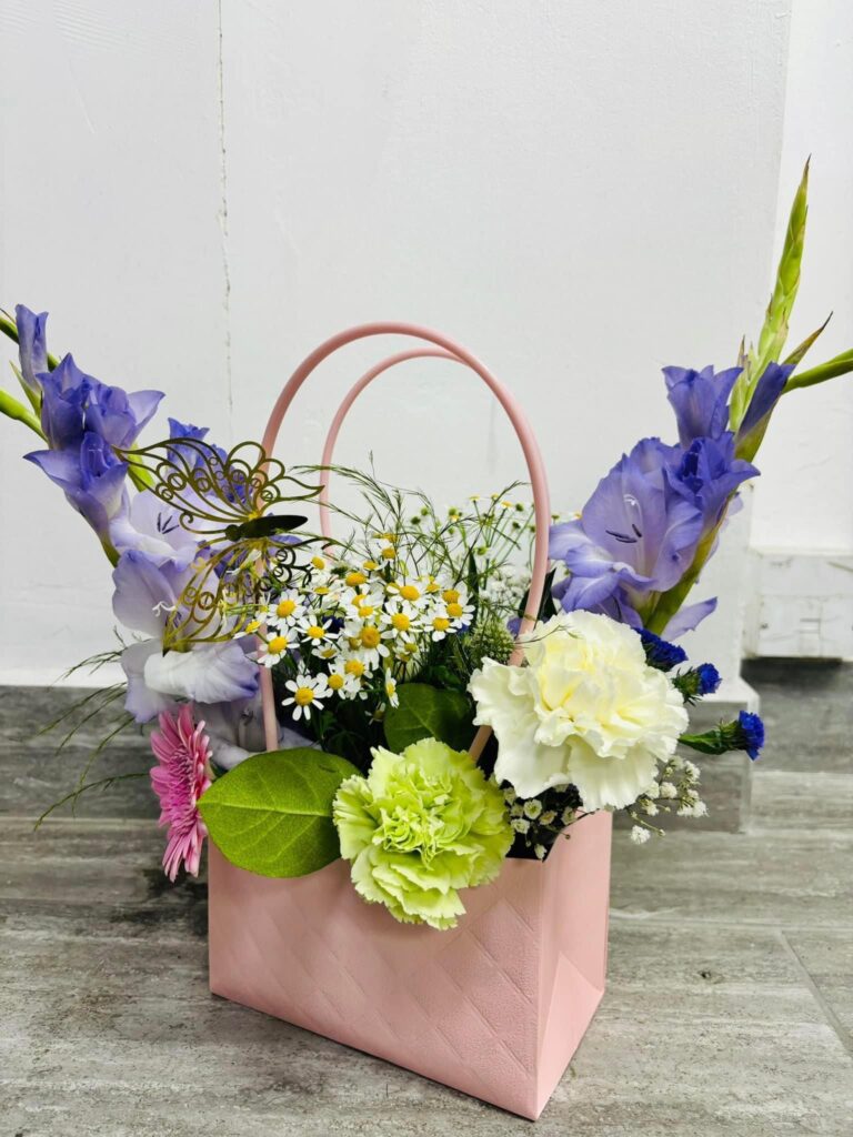 Vibrant Birthday Flower Arrangement for Friends